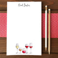 Load image into Gallery viewer, Wine Flight Personalized Magnetic Writing Notepad