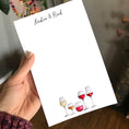 Load image into Gallery viewer, Wine Flight Personalized Magnetic Writing Notepad