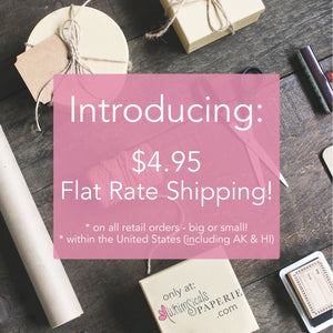 Introducing $4.95 Flat Rate Shipping!