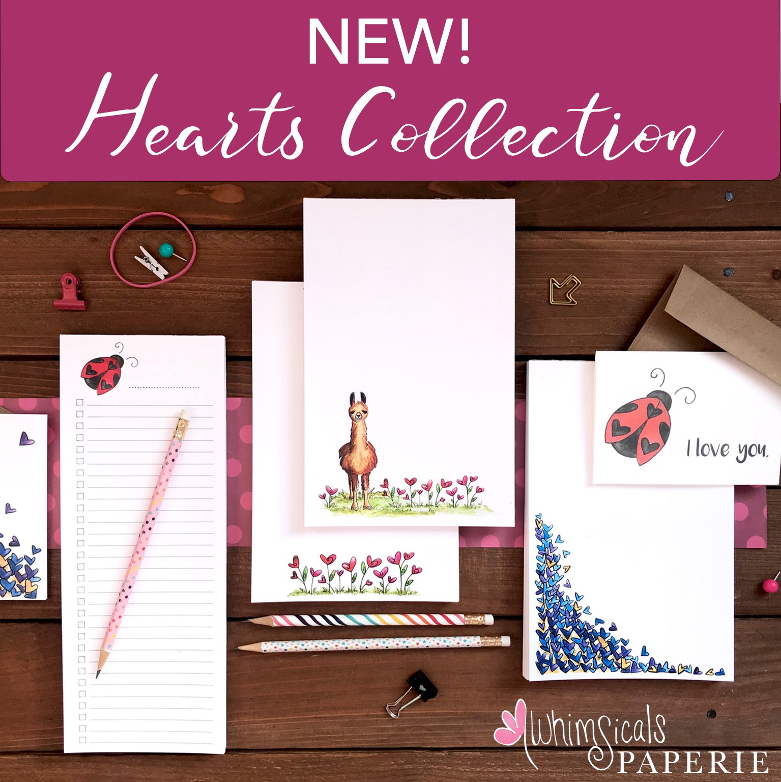 Hearts Collection - Whimsicals Paperie