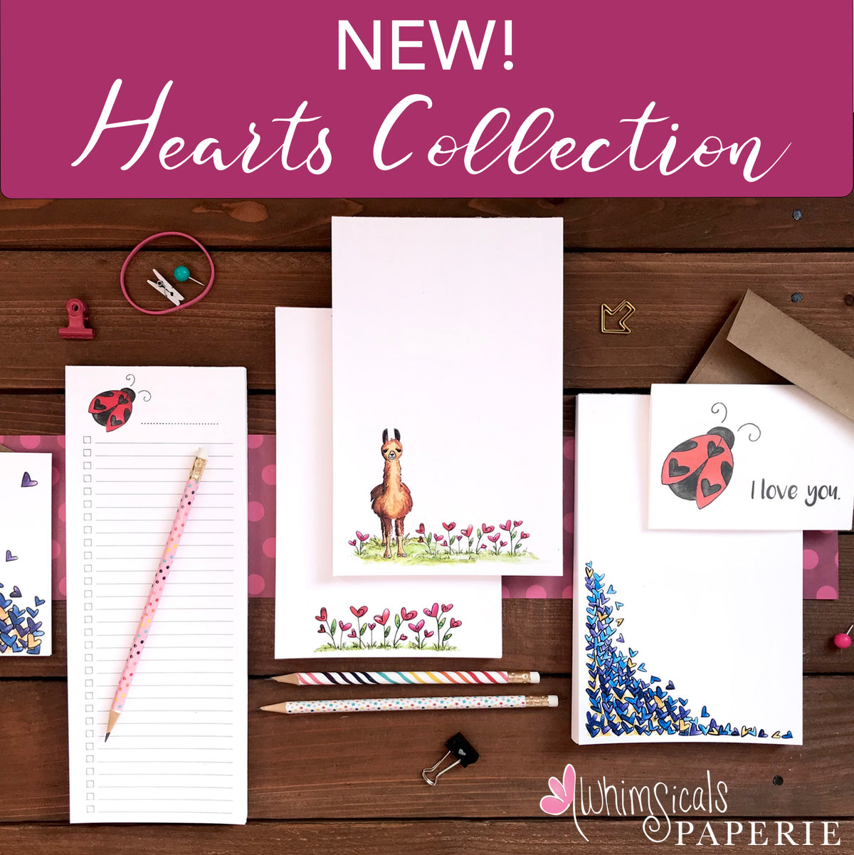 Hearts Collection - Whimsicals Paperie
