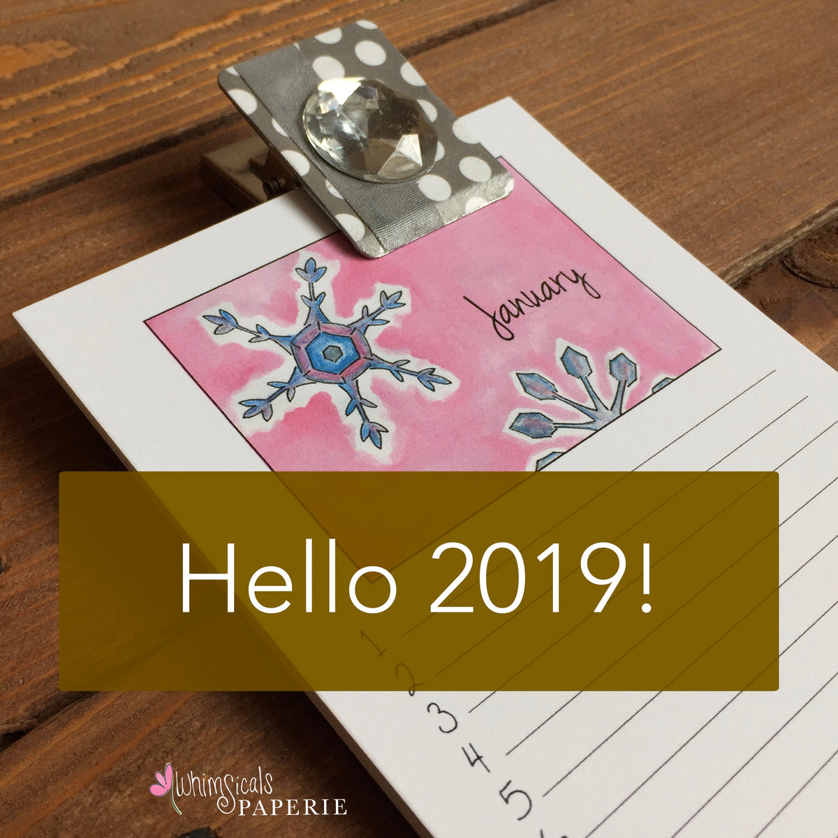 Thank you 2018, Hello 2019! - Whimsicals Paperie