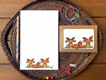 Fox Friends Stationery Bundle | Note Cards + Notepad