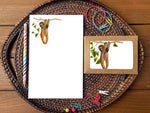 Sloth Stationery Bundle | Note Cards + Notepad