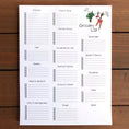 Load image into Gallery viewer, Grocery List With Store Sections Magnetic Notepad
