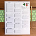 Load image into Gallery viewer, Grocery List With Store Sections Personalized Magnetic Notepad
