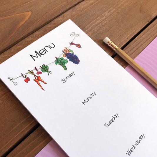 Menu Planning Magnetic Notepad