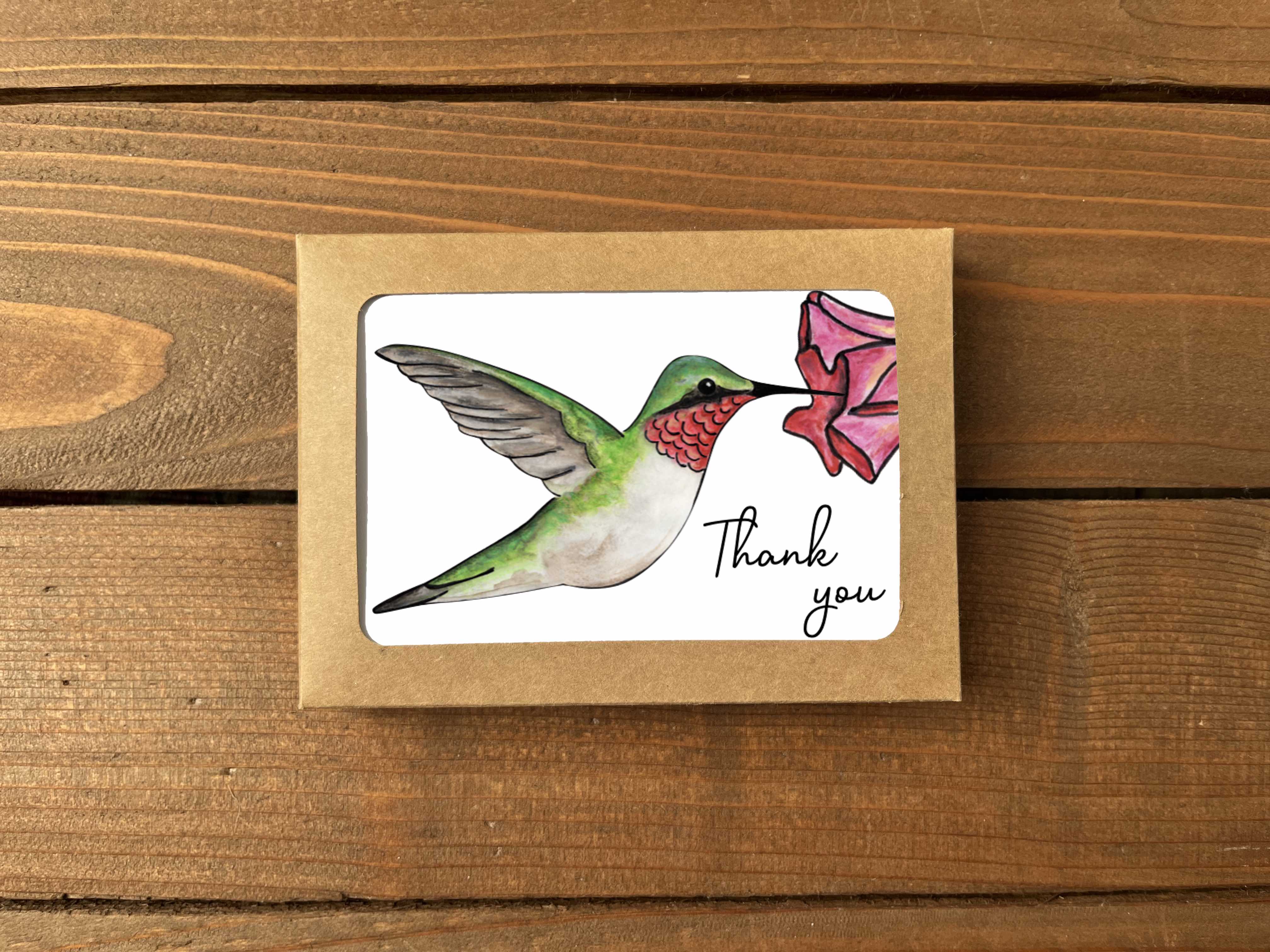 Hummingbird Notecards | Choose Your Message - Boxed Set of 8