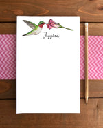 Hummingbird Notepad - Personalization Available