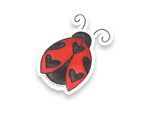 Ladybug Vinyl Sticker