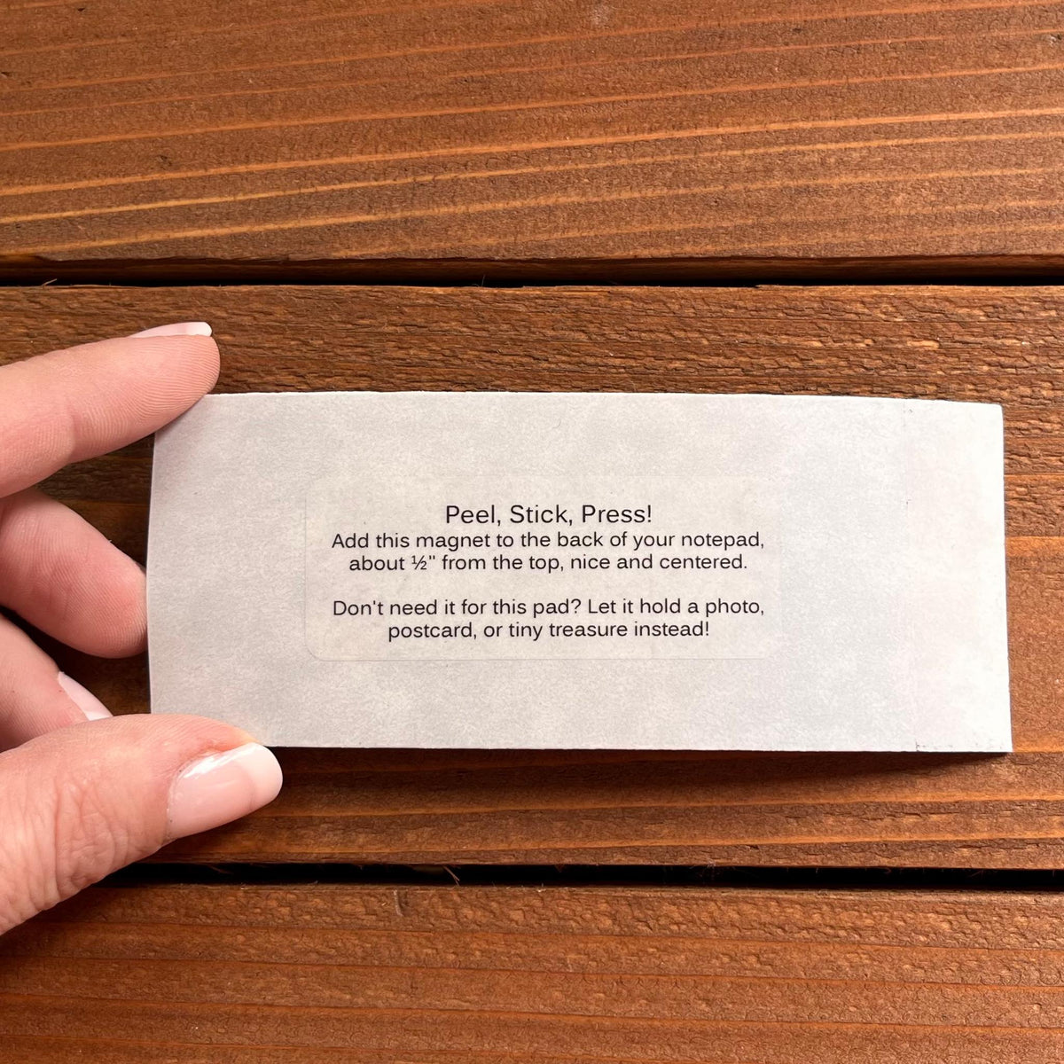 Menu Planning Personalized Magnetic Notepad