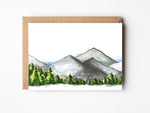 Mountain Range Stationery Bundle | Note Cards + Notepad