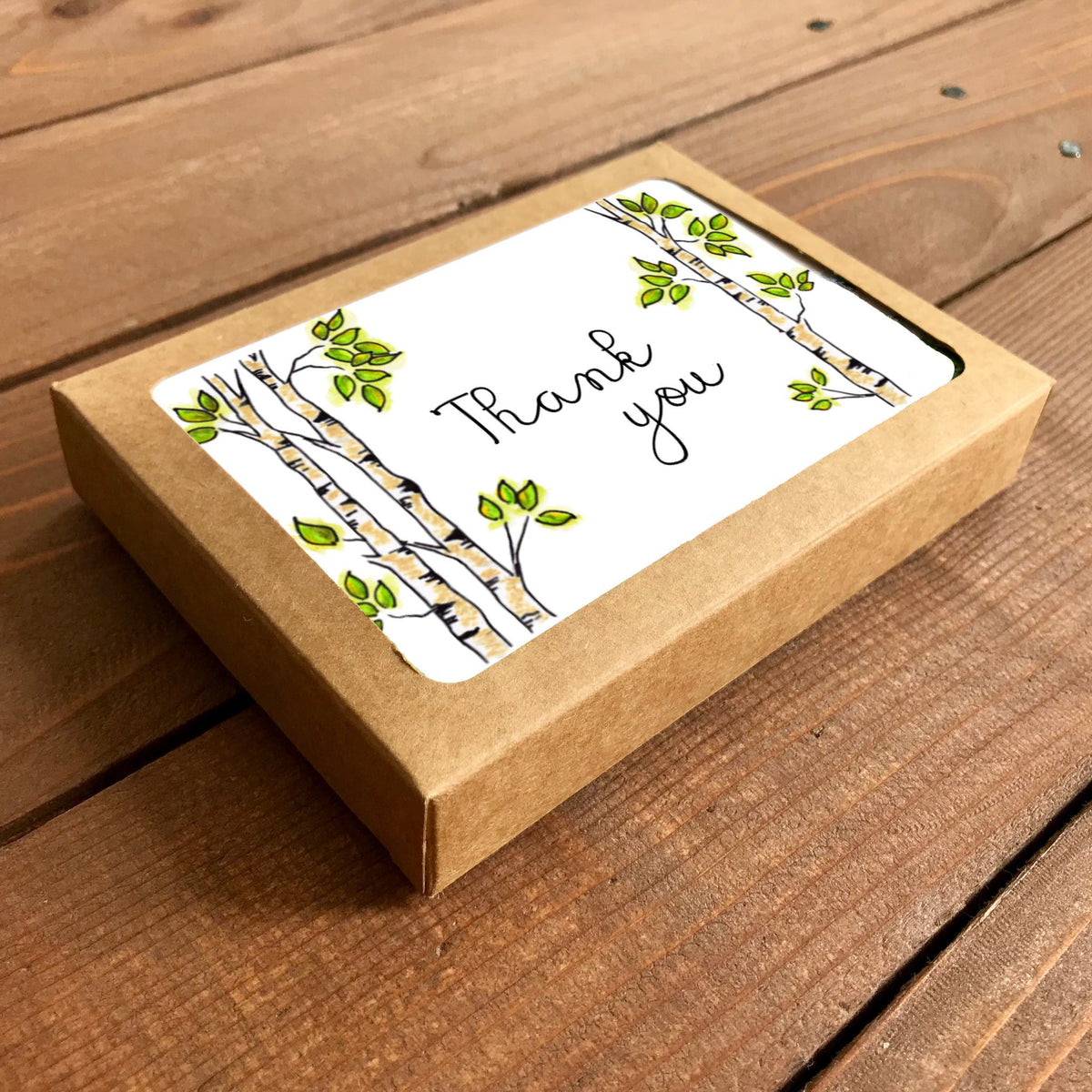 Aspen Tree Thank You Boxed Note Cards