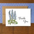 Load image into Gallery viewer, Bluebonnet Lupine Thank You Blank Boxed Note Cards
