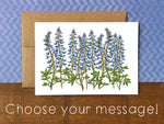 Bluebonnet Notecards | Choose Your Message - Boxed Set of 8