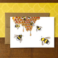 Load image into Gallery viewer, Bumblebee Blank Boxed Note Cards

