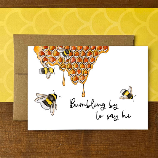 Bumblebee Bumbling By Boxed Note Cards