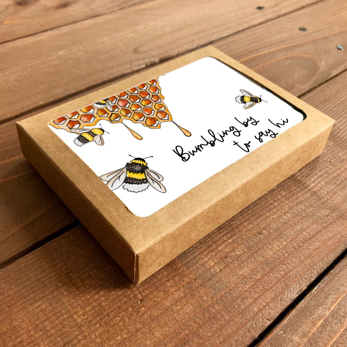Bumblebee Bumbling By Boxed Note Cards