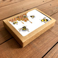 Load image into Gallery viewer, Bumblebee Blank Boxed Note Cards
