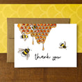 Load image into Gallery viewer, Bumblebee Thank You Boxed Note Cards
