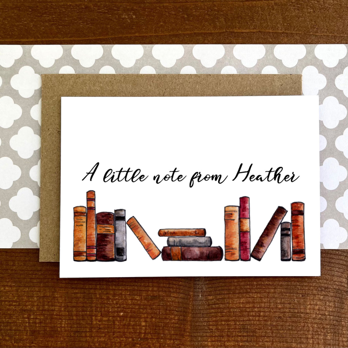 Book Lover Personalized Boxed Note Cards
