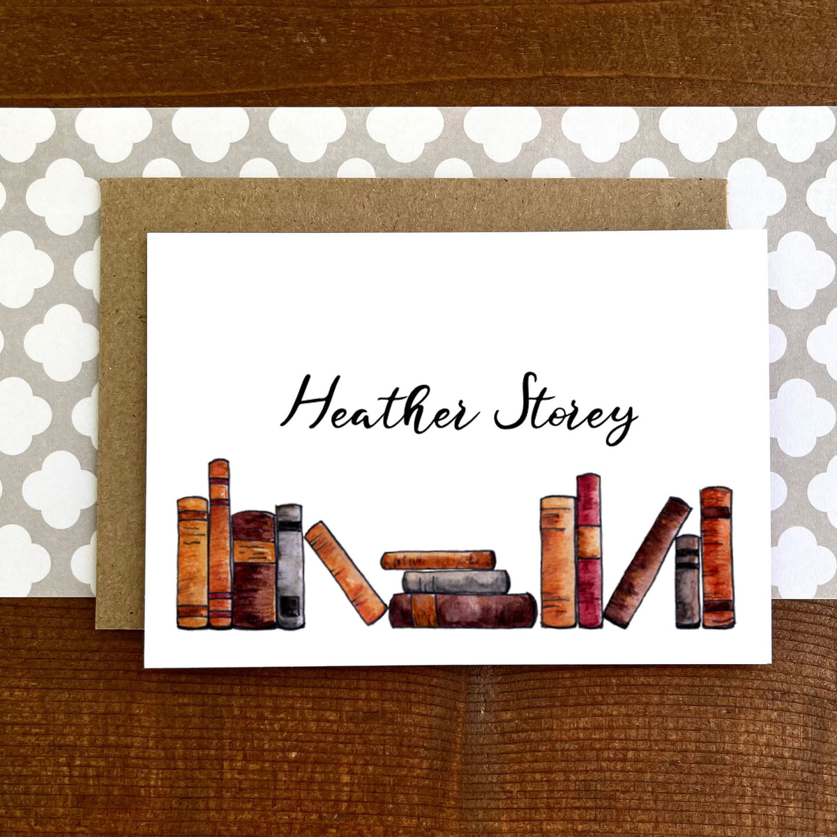 Book Lover Personalized Boxed Note Cards