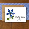 Load image into Gallery viewer, Columbine Personalized Boxed Note Cards
