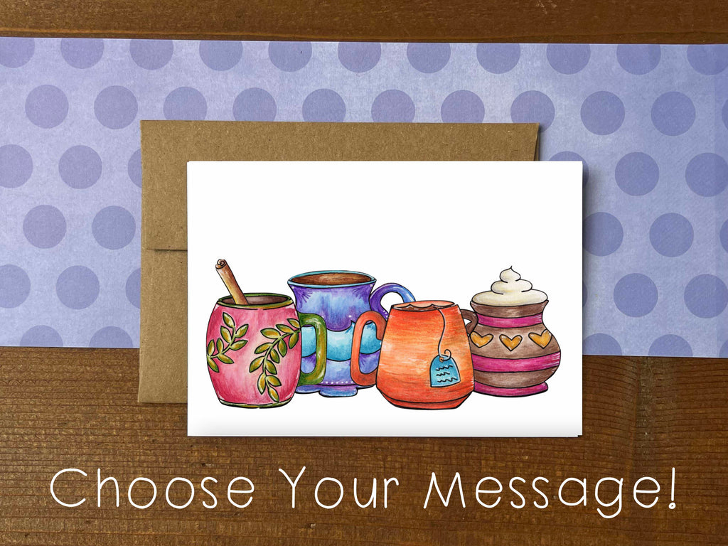 Cozy Mugs Notecards | Choose Your Message - Boxed Set of 8