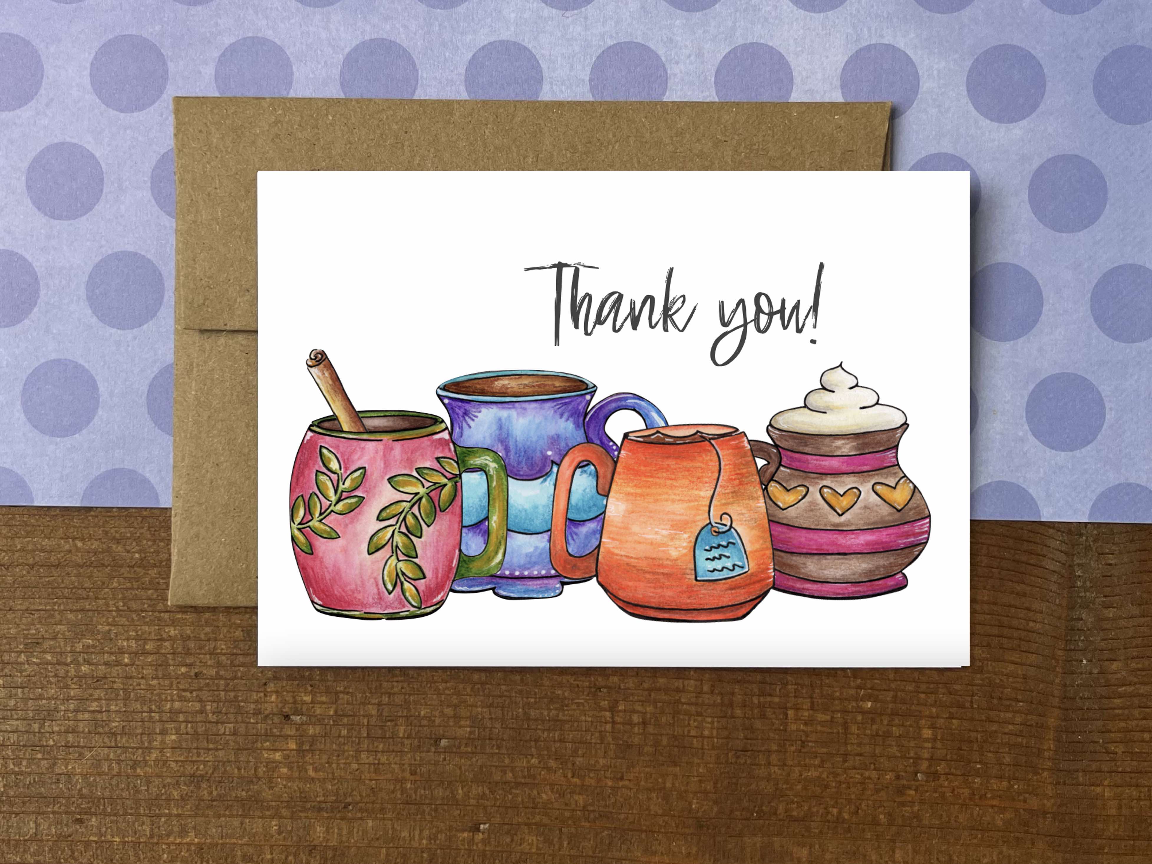 Cozy Mugs Notecards | Choose Your Message - Boxed Set of 8