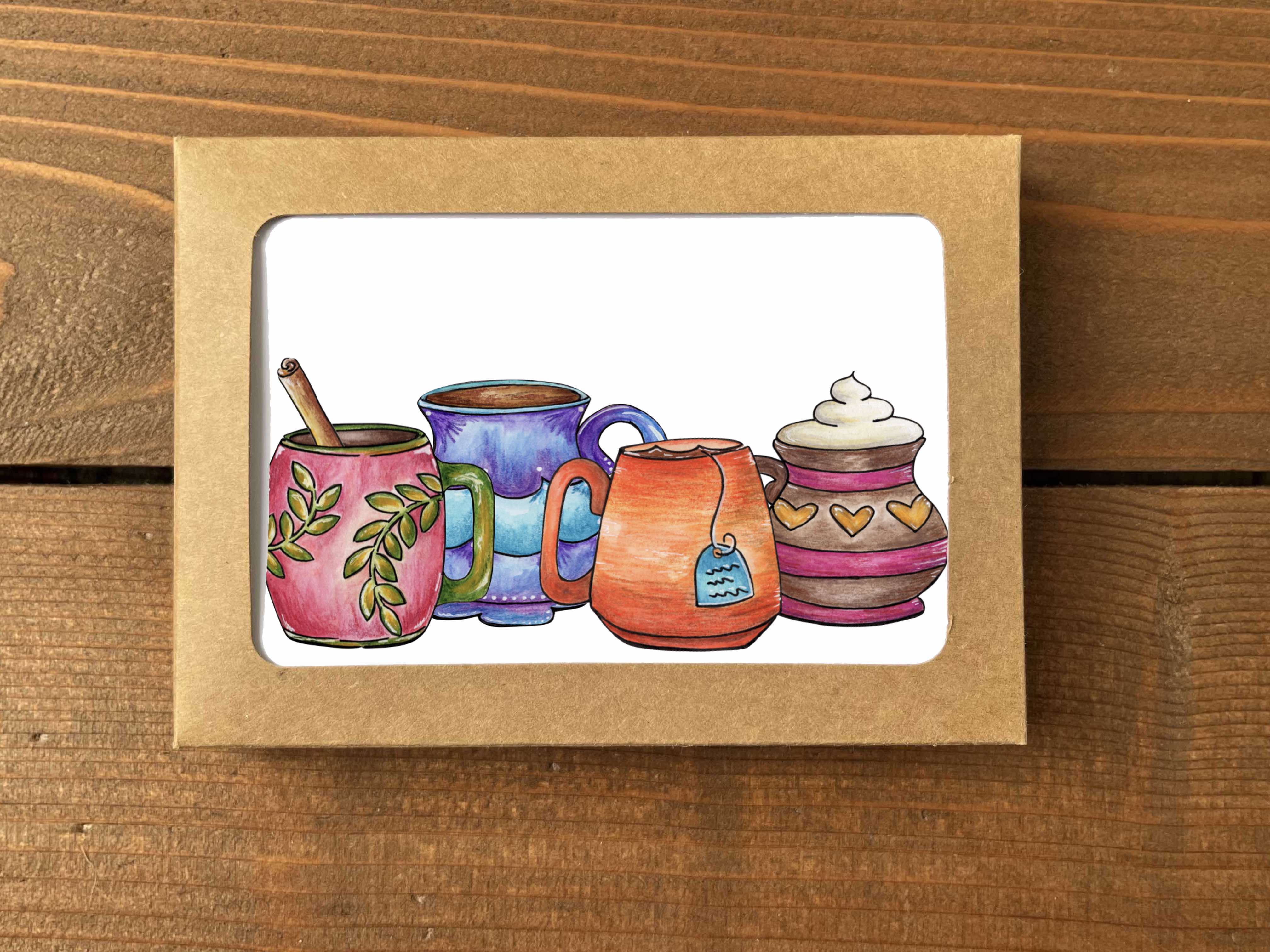 Cozy Mugs Notecards | Choose Your Message - Boxed Set of 8