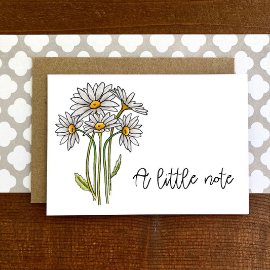 Daisies Little Note Boxed Notecards