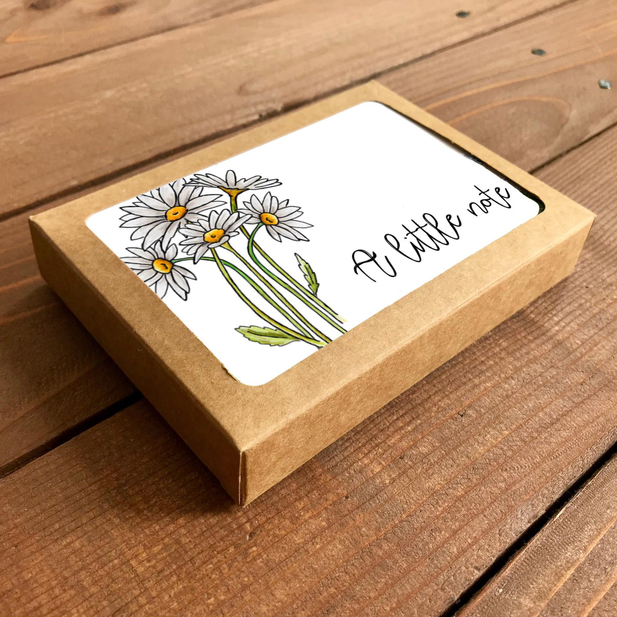 Daisies Little Note Boxed Notecards
