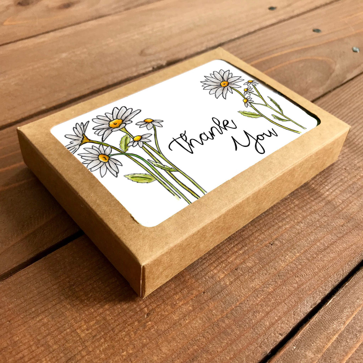 Daisies Thank You Boxed Notecards