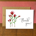 Load image into Gallery viewer, Desert Paintbrush Thank You Boxed Notecards

