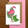 Load image into Gallery viewer, Flamingo Blank Boxed Notecards
