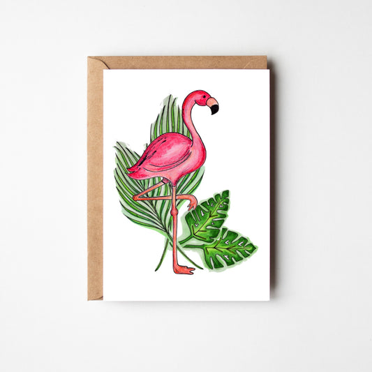 Flamingo Blank Boxed Notecards