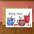 Load image into Gallery viewer, Festive Mugs Holiday Cheers Holiday Boxed Note Cards
