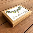 Load image into Gallery viewer, Star Garland Love Peace Joy Holiday Boxed Note Cards
