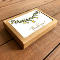 Load image into Gallery viewer, Star Garland Thank You Holiday Boxed Note Cards
