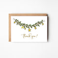 Load image into Gallery viewer, Star Garland Thank You Holiday Boxed Note Cards
