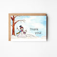 Load image into Gallery viewer, Snowman Thank You Holiday Boxed Note Cards
