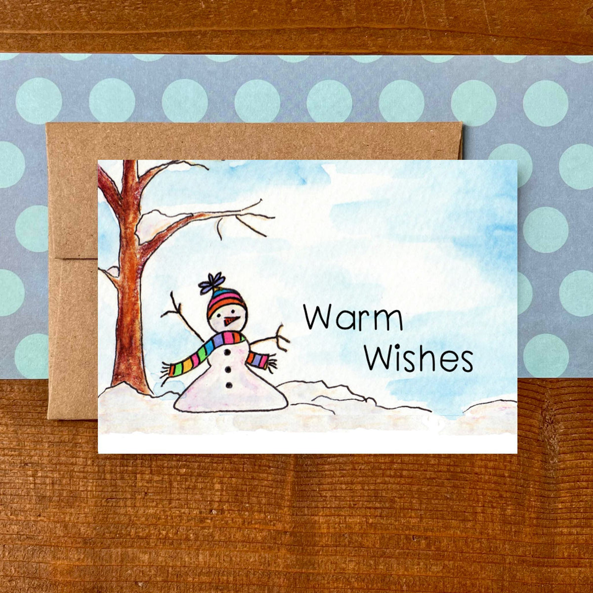 Snowman Warm Wishes Holiday Boxed Note Cards