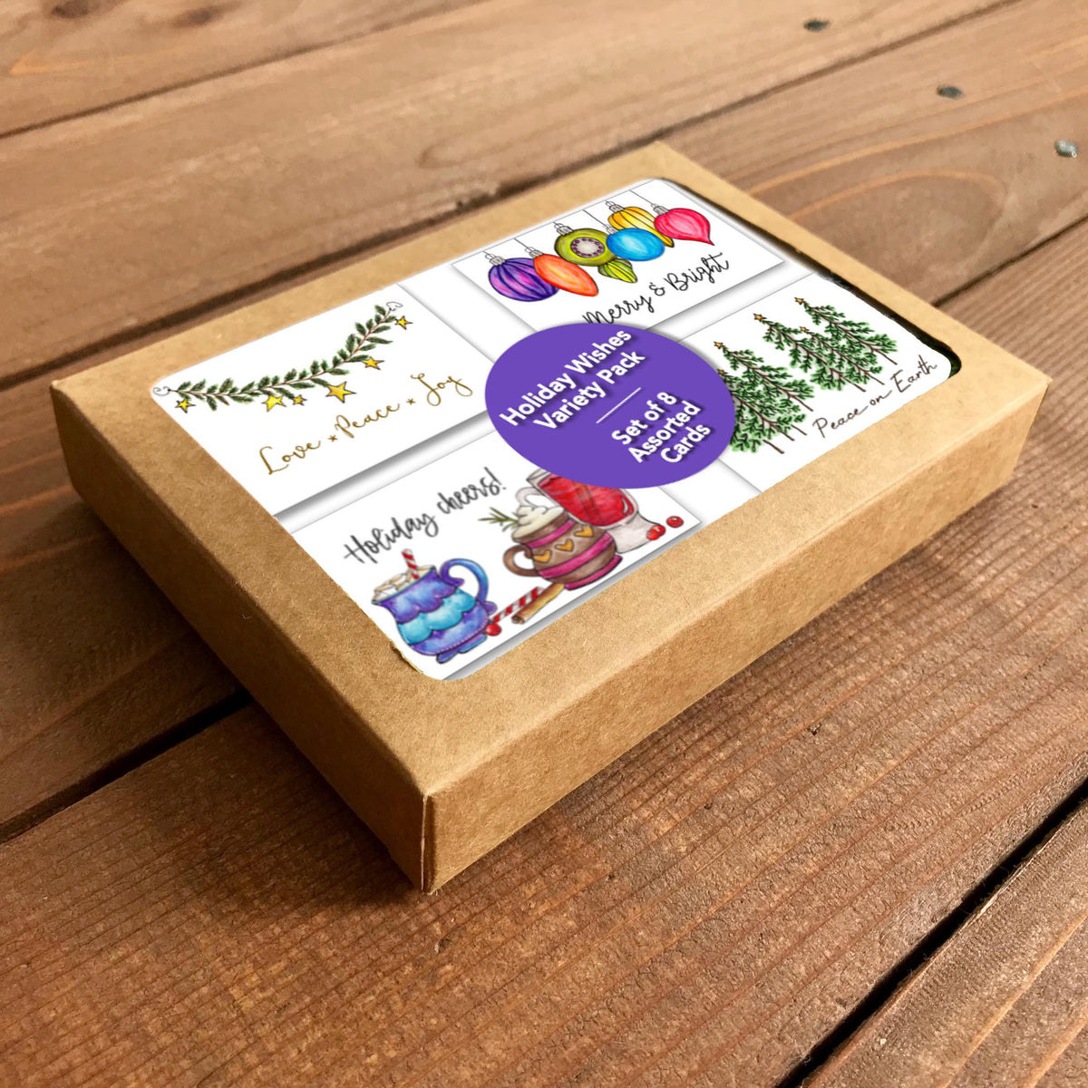 Holiday Wishes Variety Boxed Note Cards