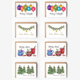 Load image into Gallery viewer, Holiday Wishes Variety Boxed Note Cards

