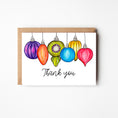 Load image into Gallery viewer, Vintage Ornaments Thank You Holiday Boxed Note Cards
