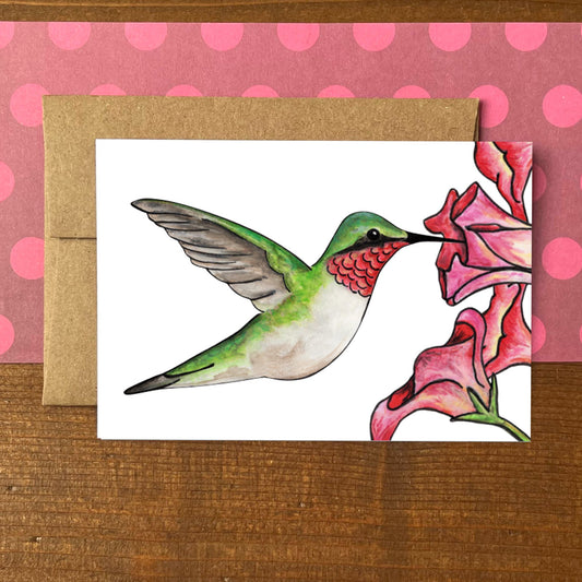 Hummingbird Blank Boxed Note Cards