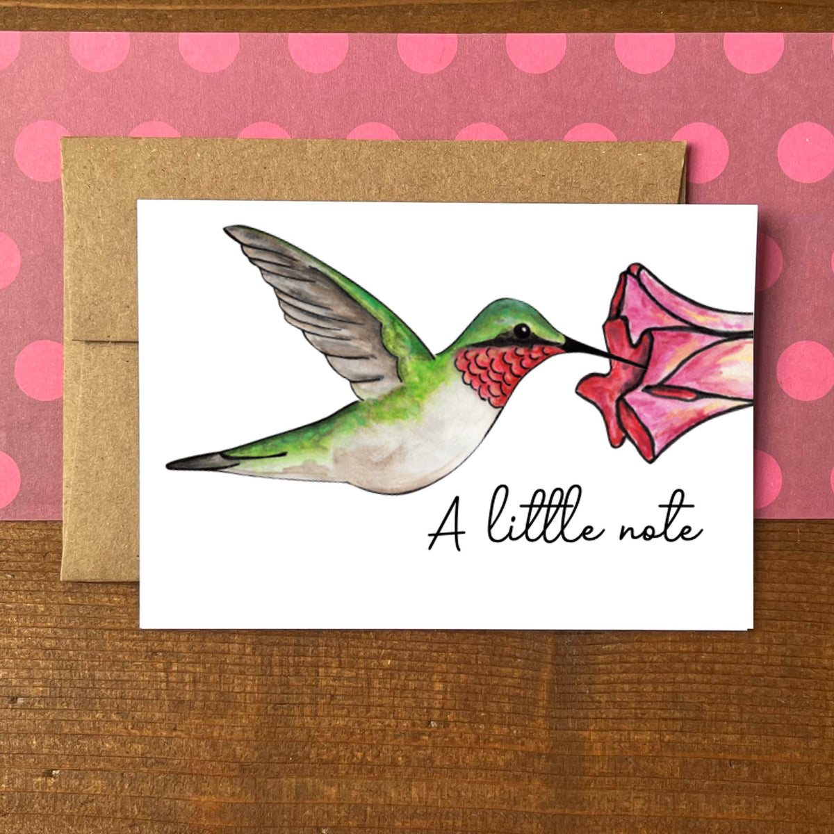 Hummingbird Little Note Boxed Note Cards
