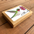 Load image into Gallery viewer, Hummingbird Little Note Boxed Note Cards
