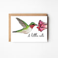 Load image into Gallery viewer, Hummingbird Little Note Boxed Note Cards
