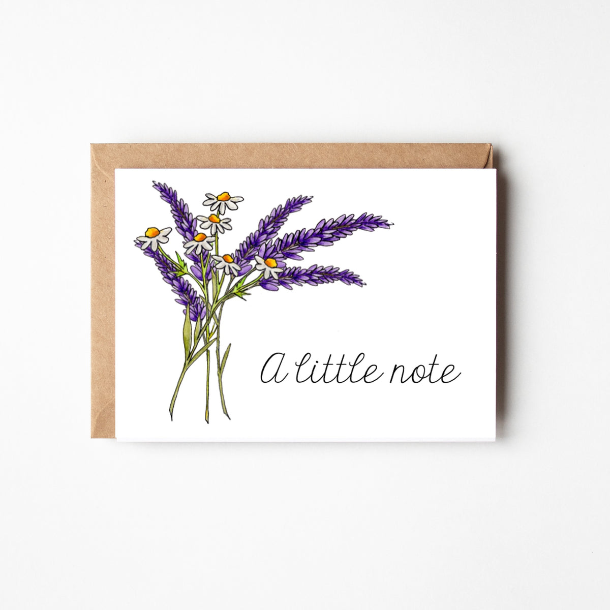 Lavender Little Note Boxed Note Cards